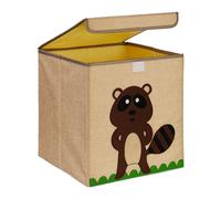 Cesta Portagiochi Scatola Tessuto 33x33 cm Box Giochi Camera Bambini Giocattoli