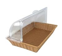 Cesta Simile Vimini Con Cupola Gn 1/1 Marrone Pp - 1 Unità