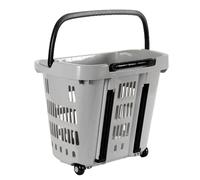 CESTA SPESA TROLLEY CARRELLO CESTINO Supermercato MAXI MARKET GRIGIO 463541 cm