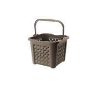 Kreher Cesta biancheria Arianna – 25 L – con manico Wenge, lavabile sotto acqua, marrone