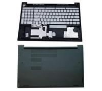 C'EsTBon Nuovo Coperchio del Caso Compatibile for Lenovo ThinkPad E15 Coperchio di Base della Base di Base Superiore/Laptop AP1D6000400 AP1D6000410 Joyous(Black C And D Shell)