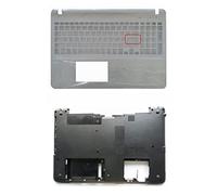 C'EsTBon Shell di Laptop Compatibile for Sony Vaio SVF152 SVF15 FIT15 SVF153 SVF1541 SVF152A29V Coperchio Superiore/Coperchio della Custodia Inferiore Palmrest Joyous(White Small Return D)