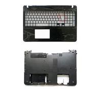 C'EsTBon Shell di Laptop Compatibile for Sony Vaio SVF152 SVF15 FIT15 SVF153 SVF1541 SVF152A29V Coperchio Superiore/Coperchio della Custodia Inferiore Palmrest Joyous(Black Big Return D)