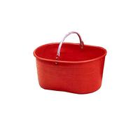 Cesta ovale in polietilene-HD 25 l rosso Rosso