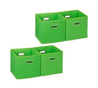 Ceste portaoggetti Scatole pieghevoli Contenitori multifunzione 27 L 4 pz.