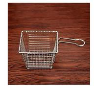 Cestelli for friggitrice Cestello for frittura in acciaio inox con manico for patatine fritte e snack