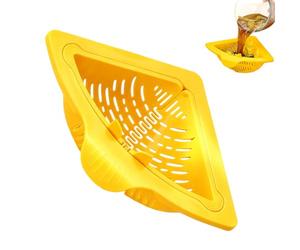 Cestello angolare per lavello, in silicone, magnetico, per la conservazione, raccogli rifiuti alimentari sul lavello della cucina, per rifiuti, rifiuti alimentari, residui di cibo e