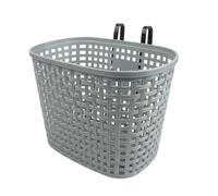 Cestello anteriore in plastica ABS per bici misura grande nero con forte cuscine