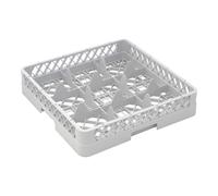 Cestello Base Grigio per Lavastoviglie 9 Scomparti 50x50 cm H. 10 cm - Cesta