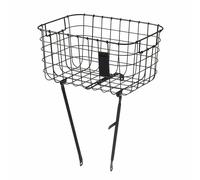 Cestello bici anteriore Basil Robin in acciaio nero opaco regolabile 28''-26" (p