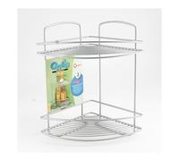Cestello box doccia angolare 2P a vite (22x22x35cm) ONDA Silver 46 02 02