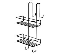 Gedy Tito Portaoggetti doppio appeso nero opaco