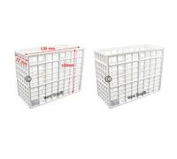 Cestello contenitore portaposate con vano 130x55x100 mm per lavastoviglie