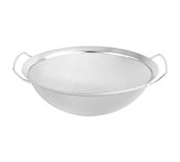 Cestello da Cucina in Rete in Acciaio Inox con Doppia Maniglia per Setaccio Fari