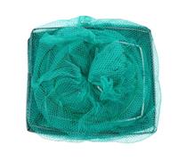 Cestello da Pesca Pieghevole in Nylon Verde per Granchi e Esche | Rete a Maglia, Design Pieghevole, Conservazione Pratica, Accessorio Verde per Catture di Pesci e Crostacei