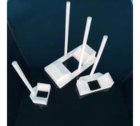 Cestello di pulizia rotondo verticale in PTFE for wafer di silicio in vetro conduttivo - da 2 a 8 pollici, 1 pz.(8in slot width 1mm)