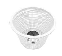 Cestello di ricambio for skimmer for piscina con fondo zavorrato e skimmer for la pulizia della piscina SP1070 bloccabile, bianco, taglia S