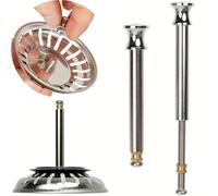 Cestello di ricambio per filtro, 1 confezione, per funzionamento eccentrico, sporgenza da 52 a 97 mm in profondità nello scarico, perno Ø 8 mm, vite in ottone