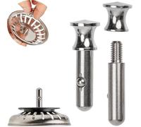 Cestello di ricambio per filtro, 1 confezione, perno lungo 30 mm con sfera, sporgenza di 25 mm in profondità nello scarico, perno Ø 7,8 mm, vite del perno in ottone