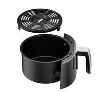 Cestello di ricambio per friggitrice ad aria e vassoio per Ninja AF101, accessori per friggitrice ad aria per Ninja AF101, cestello antiaderente da 4 litri con coperchio e bistecchiera, parti di