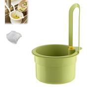 Cestello Di Scarico For Lavello Da Appendere, Scarico For Lavello Da Cucina Sospeso, Cestello Di Scarico Con Scarico A Pressione E Design Autopulente, Raccoglitore Angolare For Lavandini