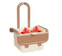 Cestello di scarico per lavello da cucina | inserto filtro per rifiuti da cucina | tappo di scarico multifunzione con fondo apribile per pasta di frutta e cucina