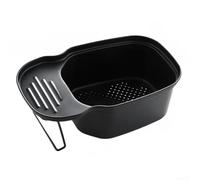Cestello di scarico per lavello in acciaio inox 304, scolapasta per frutta, verdura, pasta, scolapiatti da cucina, 22 cm (B)