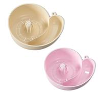 Cestello di scarico per lumache, rondella rotante automatica per frutta e verdura con colino, ciotola portatile per bacche spinner, scolapiatti multiuso da cucina per preparare pasti a casa (2 pezzi)