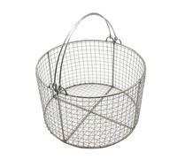Cestello Di Sterilizzazione Rotondo, Vassoio Per La Pulizia Degli Strumenti In Acciaio Inox, Maglia 10mm, Per Laboratori, Ospedali, Cliniche Dentistiche(30x30cm/11.8x11.8in)