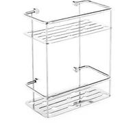 CESTELLO DOCCIA DOPPIO METAFORM Cromo Accessori Bagno Metaform