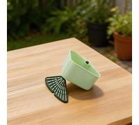 Cestello drenante progettato per essere appeso al bordo del lavandino per uso domestico per lavare prodotti e rimuovere l'acqua in eccesso (verde)