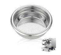 Cestello filtrante di precisione da 58 mm, filtro espresso senza fondo, per doppio espresso 18-20 g, acciaio inossidabile 304