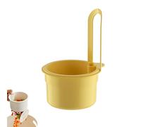 Cestello filtro for lavello, rubinetto di raccolta rifiuti alimentari autopulente for lavello da cucina, cestello di scarico automatico for lavello da cucina, filtro di scarico facile(Yellow)