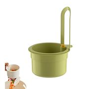 Cestello filtro for lavello, rubinetto di raccolta rifiuti alimentari autopulente for lavello da cucina, cestello di scarico automatico for lavello da cucina, filtro di scarico facile(Green)