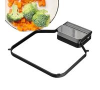 Cestello filtro lavello cucina - PC ABS Ferro 16,6x21,8 cm | Supporto per cestello a con 100 sacchetti filtranti in rete, smaltimento rifiuti alimentari, raccolta scarti, raccoglitore di alime