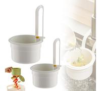 Cestello filtro per lavandino, cestello per il rubinetto, autopulente, svuotatore automatico per il lavello della cucina, cestino di scarico per la cucina (B)