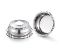Cestello filtro pressurizzato a doppia parete da 58 mm per macchina da caffè espresso, capacità 2 tazze, compatibile con Calphalon Temp IQ, Kitchenaid KES6403, Breville Barista Mini/Max