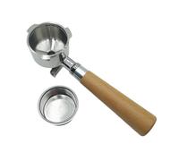 Cestello filtro professionale da 51 mm con fondo efficiente portafiltro per macchina da caffè espresso per la casa e il caffè Forniture per la produzione di birra Maniglia di ricambio per caffè