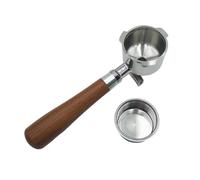 Cestello filtro professionale da 51 mm con pavimento efficiente macchine espresso filtro portafiltro per la casa e il caffè birrificio manico in legno massello