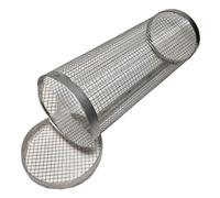 Cestello for barbecue circolare in acciaio inossidabile - Robusto cilindro in rete metallica Ideale, compatibile for da campeggio all'aperto(L-30x9cm)