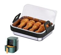 Cestello Friggitrice Ad Aria | Strumenti Da Cucina Antiaderenti E Resistente Alte Temperature Cestello Per Cottura Al Forno Teglia Per Arrostire,Casa Cucina Sala Pranzo Ristorante A