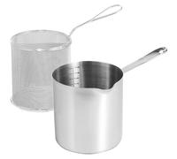 Cestello Frittura Pentola Friggitrice Con Cestino Di Inossidabile