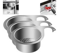 Cestello in acciaio inox a forma di cigno per il lavandino, 2024 Ultimo Swan Sink Strainer Basket Rubinetto Cestino filtro da appendere, organizer multifunzione per lavello (3)