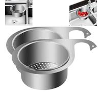 Cestello in acciaio inox a forma di cigno per il lavandino, 2024 Ultimo Swan Sink Strainer Basket Rubinetto Cestino filtro da appendere, organizer multifunzione per lavello (2)