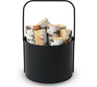 Cestello in Legno per Barbecue in Metallo ⌀ 40 cm Supporto in Legno per...