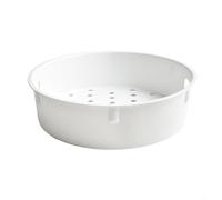 Cestello in plastica per cottura a vapore, per uso in cucina, adatto per cuociriso a vapore, griglia per cottura a vapore per verdure, frutti di mare, carne, uova e alimenti per bambini (4-5 L)