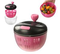 Cestello multifunzionale per scolare frutta e verdura - Lava e scola in uno, ciotola per lavare la frutta con colino, cestello multiuso per scolare frutta e verdura in cucina, strumento per esterni