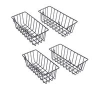 Cestello Nel Filo Metallico da Appendere con Pannello Un Griglia da 4 Pezzi2345