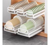 Cestello Per Asciugatura Piatti Compatto, Scolapiatti Multifunzionale Da Cucina Scolapiatti Da Appoggio, Scolapiatti Per Il Bancone Della Cucina Scolapiatti Estraibile Da Montare Sotto Il Mobile