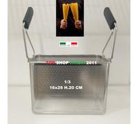 CESTELLO PER BOLLITORE PASTA CUOCIPASTA BOLLIPASTA FRIGGITRICE INOX 10 2025